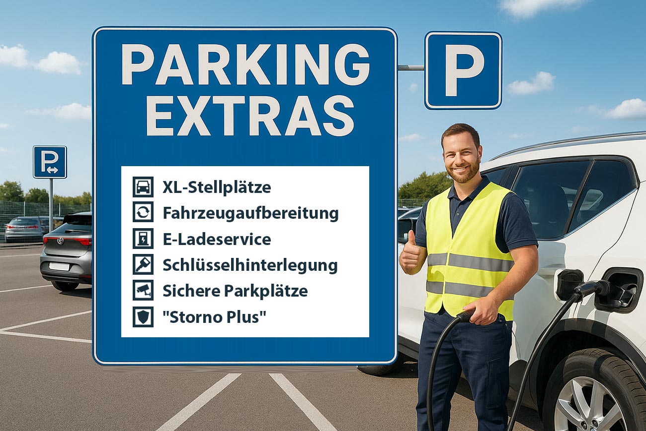 Parking Extras bei ICH-PARKE-BILLIGER