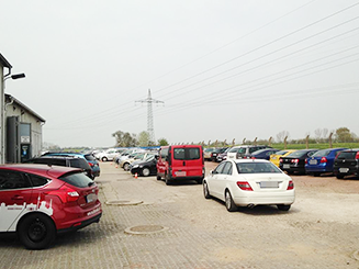 Außenparkplatz Schlau - Parken