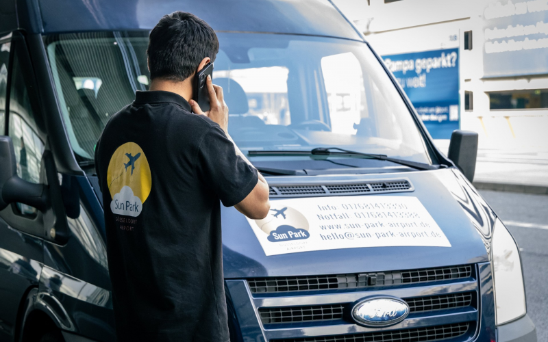 Außenparkplatz Sun Park Airport Key Parking