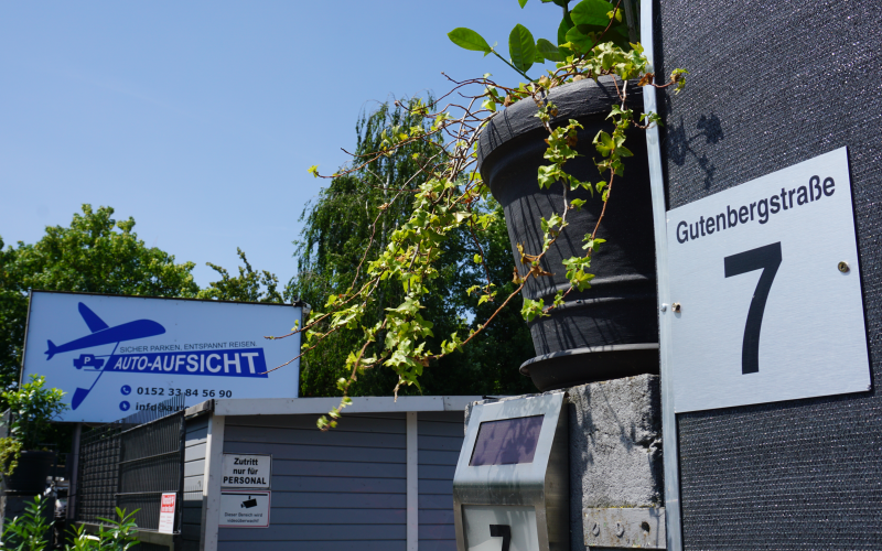 Auto-Aufsicht Außenparkplatz