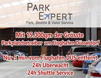 Außenparkplatz Park Expert Düsseldorf 