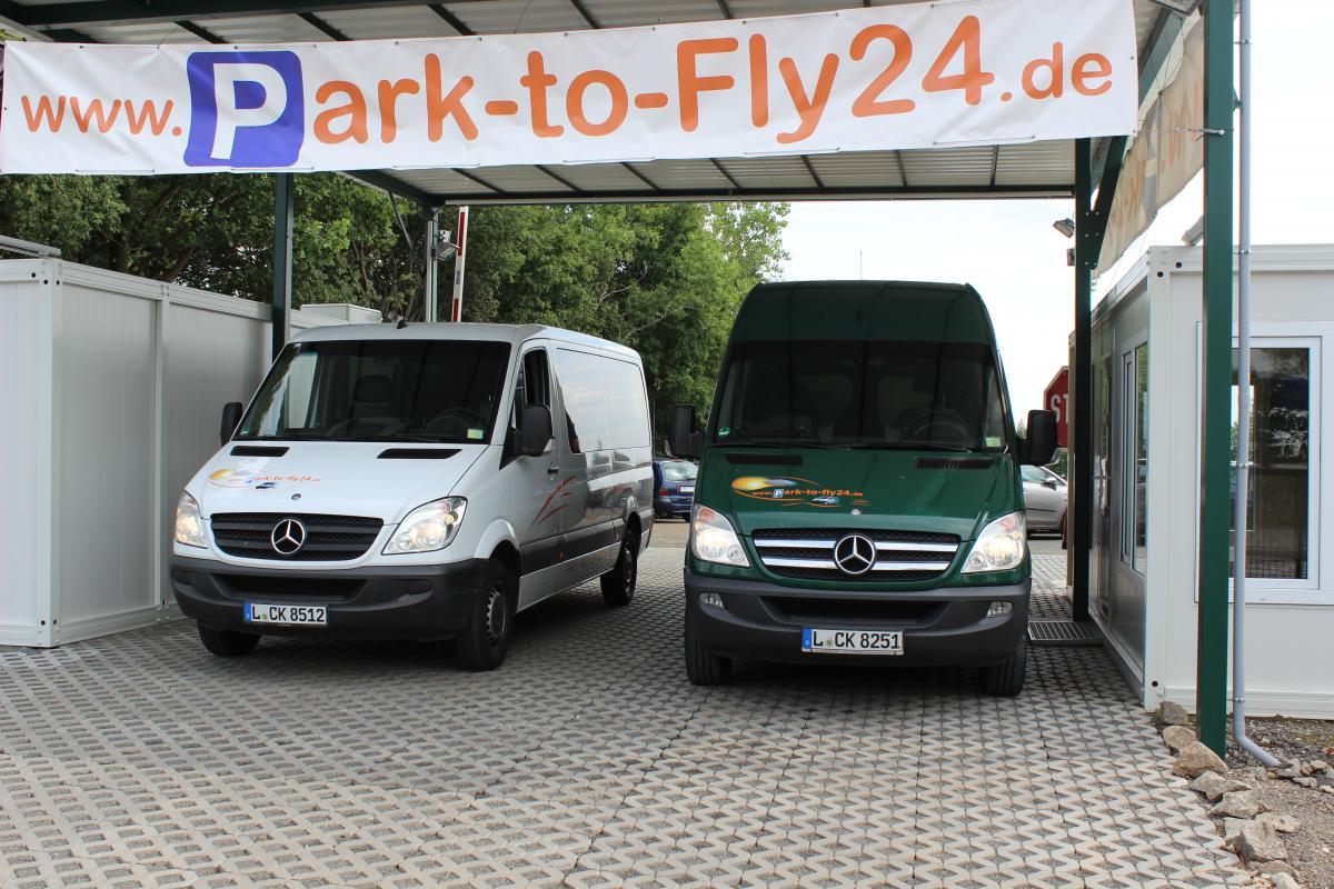 Außenparkplatz Park-to-Fly24 Leipzig