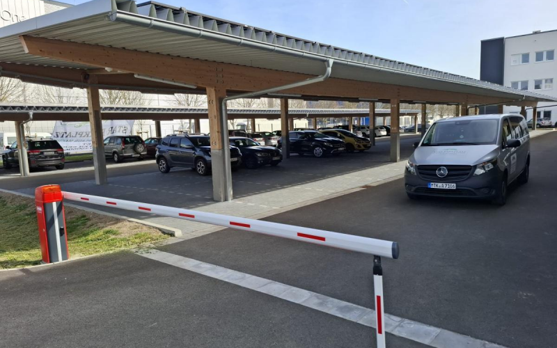 Carport Starparkplatz Carport Shuttle