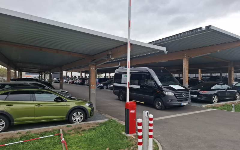 Starparkplatz Carport Shuttle