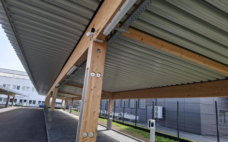 Carport Starparkplatz Carport Shuttle