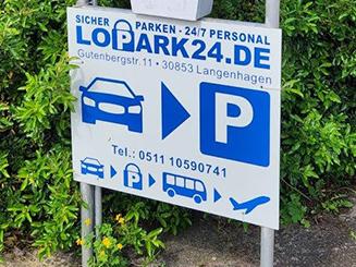 Außenparkplatz Park & Fly Hannover