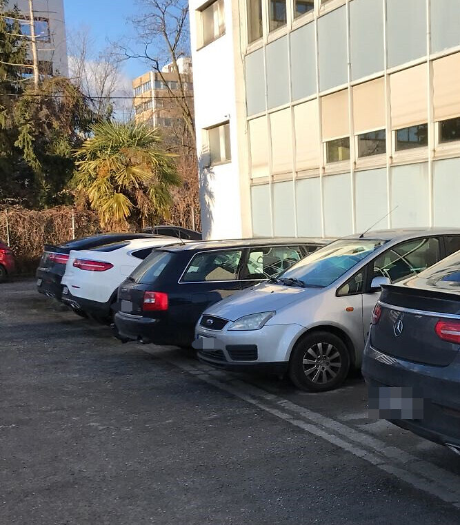 Außenparkplatz Parkzone24 Shuttle