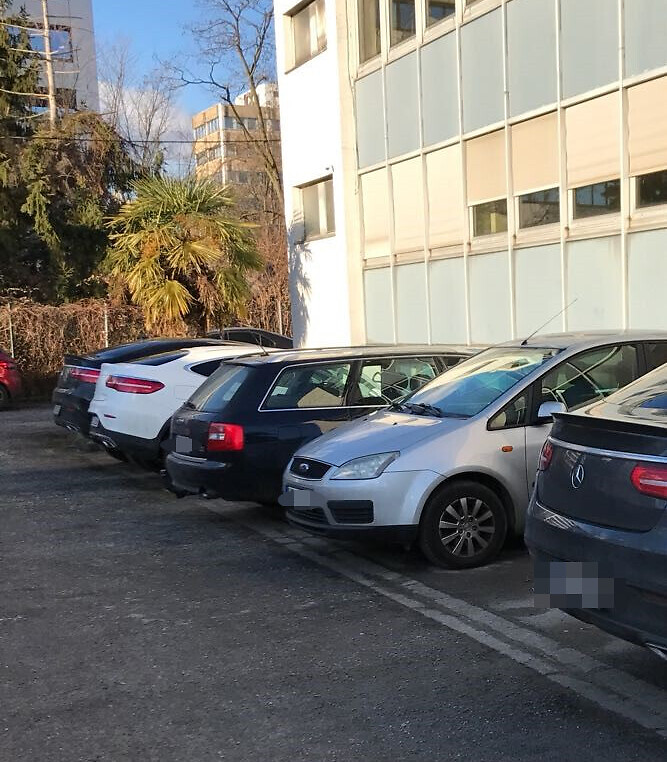 Außenparkplatz Airport Parking Düsseldorf 